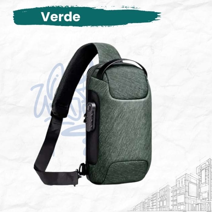 Bolso Impermeable Anti robo con Puerto de Carga - imagen 5