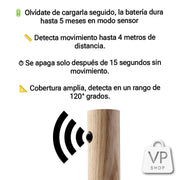 LÁMPARA LUZ MAGNÉTICA INTELIGENTE CON SENSOR DE MOVIMIENTO miniatura 3