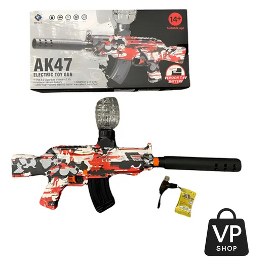 Pistola Hidrogel AK 47 Con luz