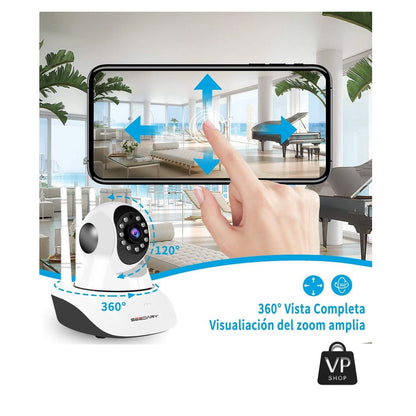 CAMARA WI FI 3 ANTENAS