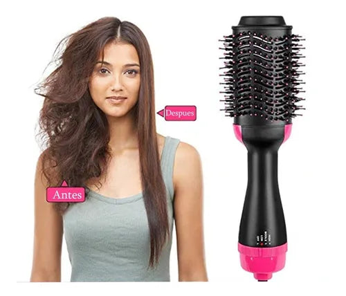 Cepillo 3 en 1 One Step Secador, Plancha y Rizadora 🌟 VOLUMINIZADOR