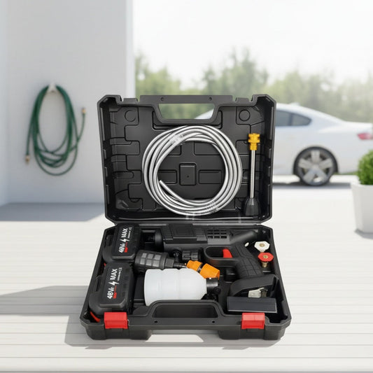 Hidrolavadora Portatil + 2 Baterías