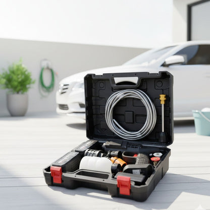 Hidrolavadora Portatil + 2 Baterías