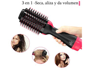 Cepillo 3 en 1 One Step Secador, Plancha y Rizadora 🌟 VOLUMINIZADOR miniatura 4